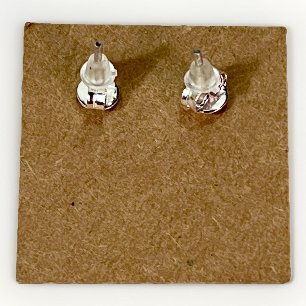 Emerald Valley Sterling Silver Green Turquoise Southwestern Stud Earrings NEW - Picture 10 of 12